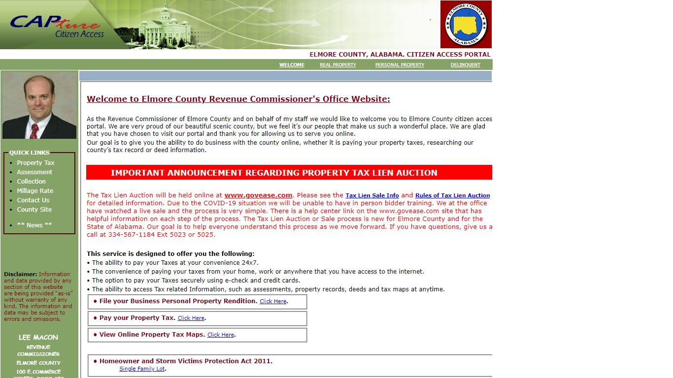 CITIZEN ACCESS PORTAL